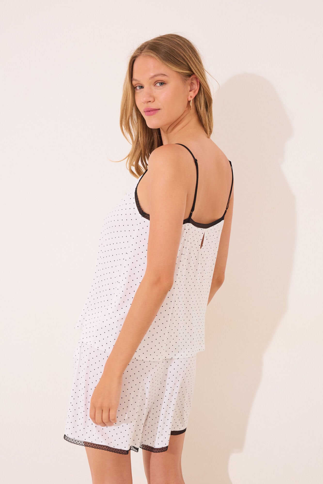 Women Secret_White Polka-Dots Short Pyjamas Pajamas_4752525_97_06