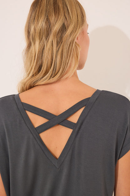 Women Secret_Grey Glitter Viscose Short Pyjamas_4752527_40_02