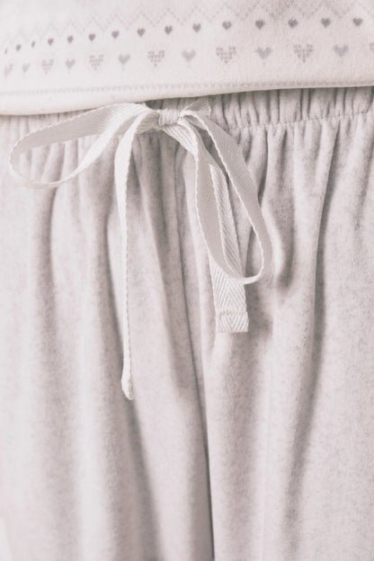 Women Secret_White Print_Soft Grey Fleece Long Pyjamas with Border Print_4752548_97_04