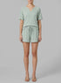 Women Secret Green Women Green Waffle Knit Short Pyjamas SKU: 4753106_21 Image 00