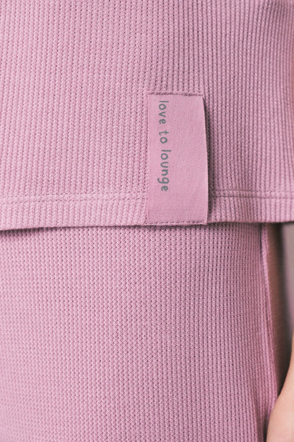 Women Secret Pink Women Pink Waffle Texture Capri Pyjamas SKU: 4753109_72 Image 05