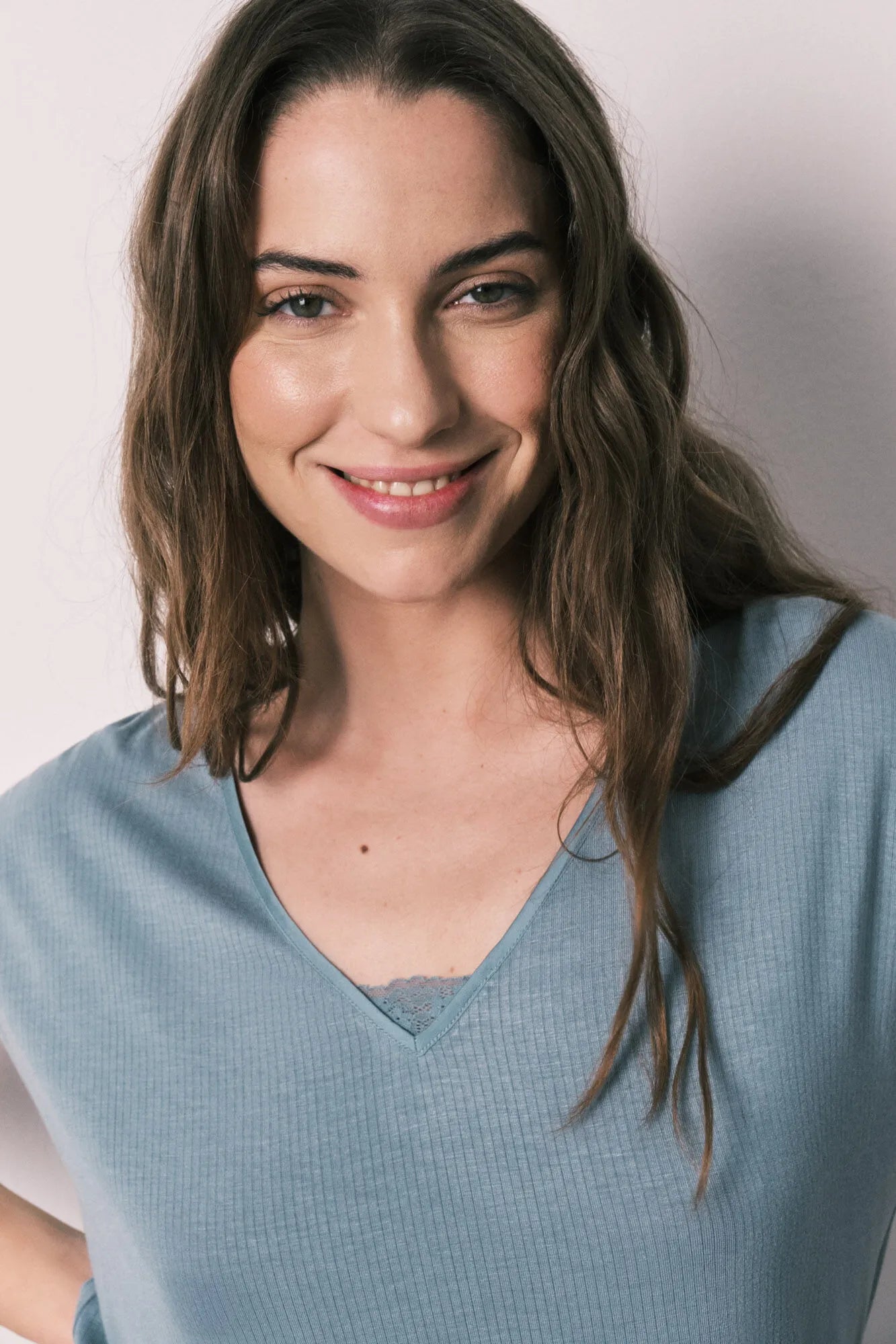 Women Secret Medium Blue Women Blue Viscose Soft Touch Capri Pyjamas SKU: 4753112_15 Image 02