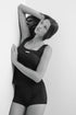 Women Secret Black Women Black Short Strap Pyjamas SKU: 4754184_01 Image 01