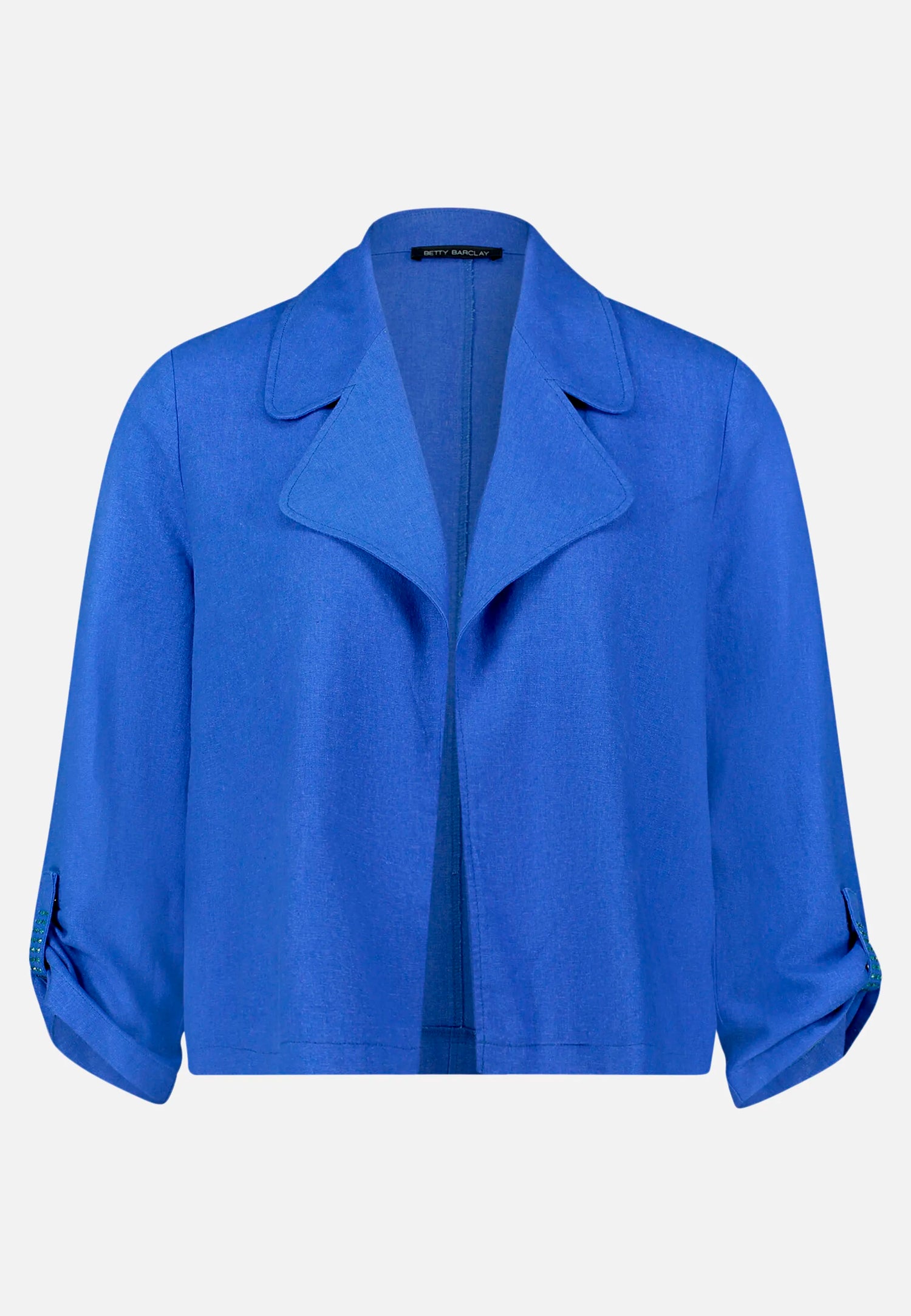 Betty Barclay Adria Blue Women Summer Blazer with 3/4 Sleeves SKU: 4755-1340_8327 Image 04