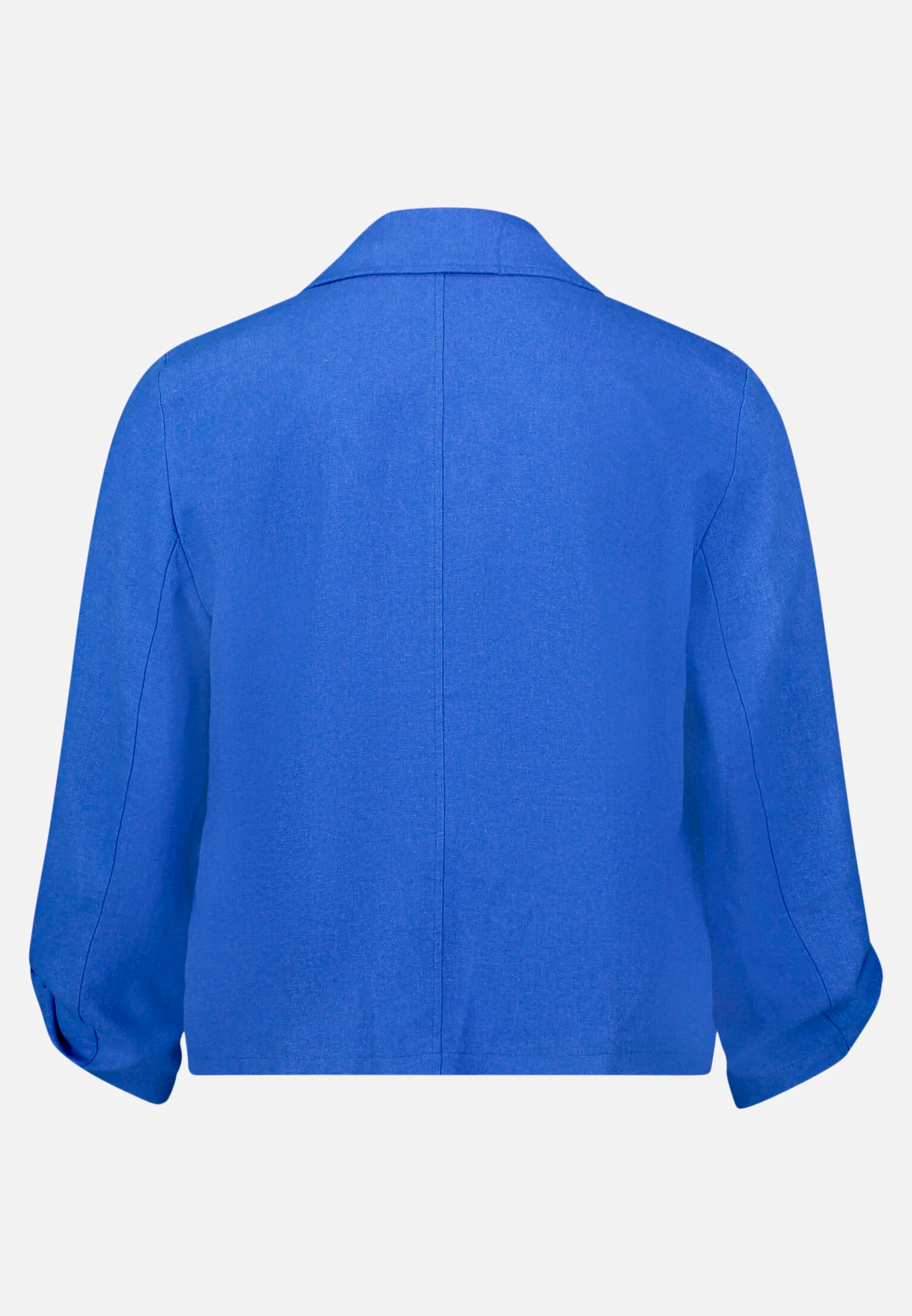 Betty Barclay Adria Blue Women Summer Blazer with 3/4 Sleeves SKU: 4755-1340_8327 Image 05