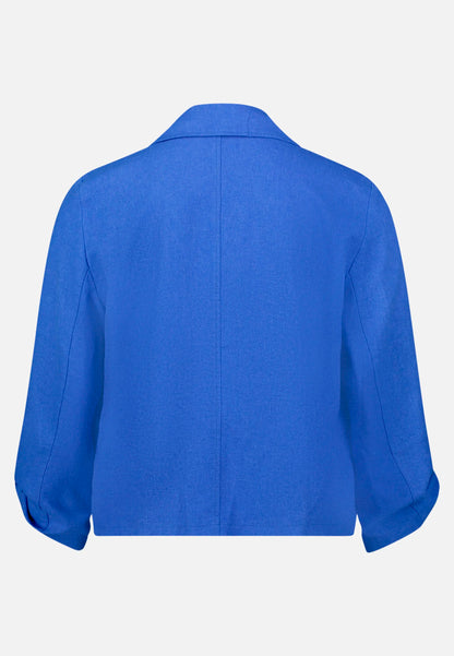 Betty Barclay Adria Blue Women Summer Blazer with 3/4 Sleeves SKU: 4755-1340_8327 Image 05