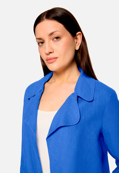 Betty Barclay Adria Blue Women Summer Blazer with 3/4 Sleeves SKU: 4755-1340_8327 Image 07