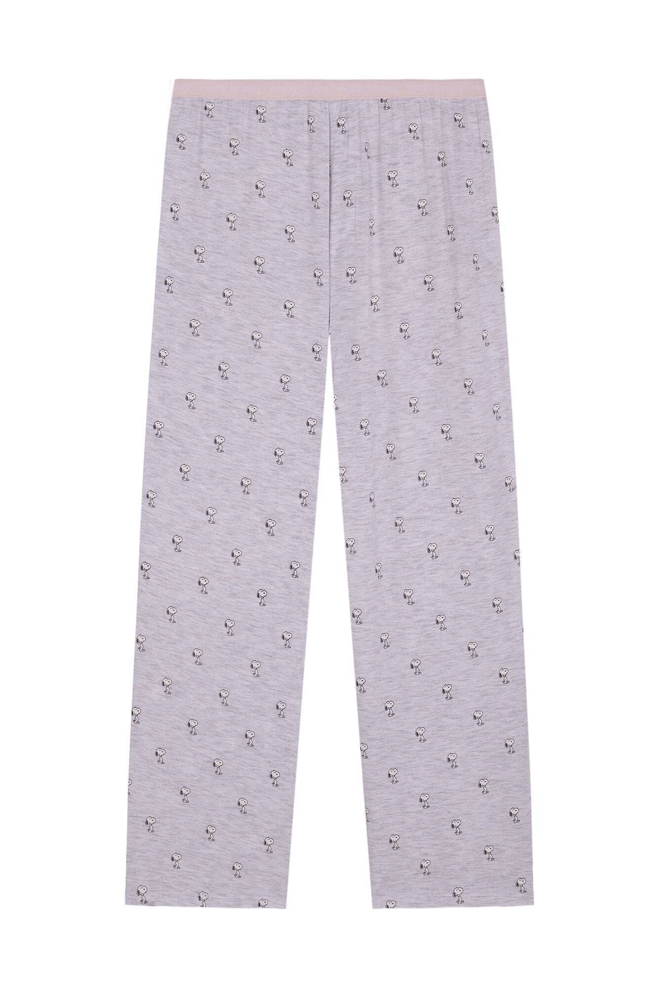 Pajama Capri Soft Touch Gray Snoopy_07