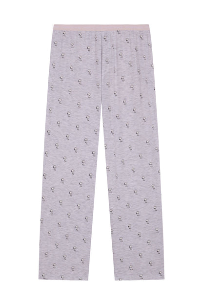 Pajama Capri Soft Touch Gray Snoopy_07