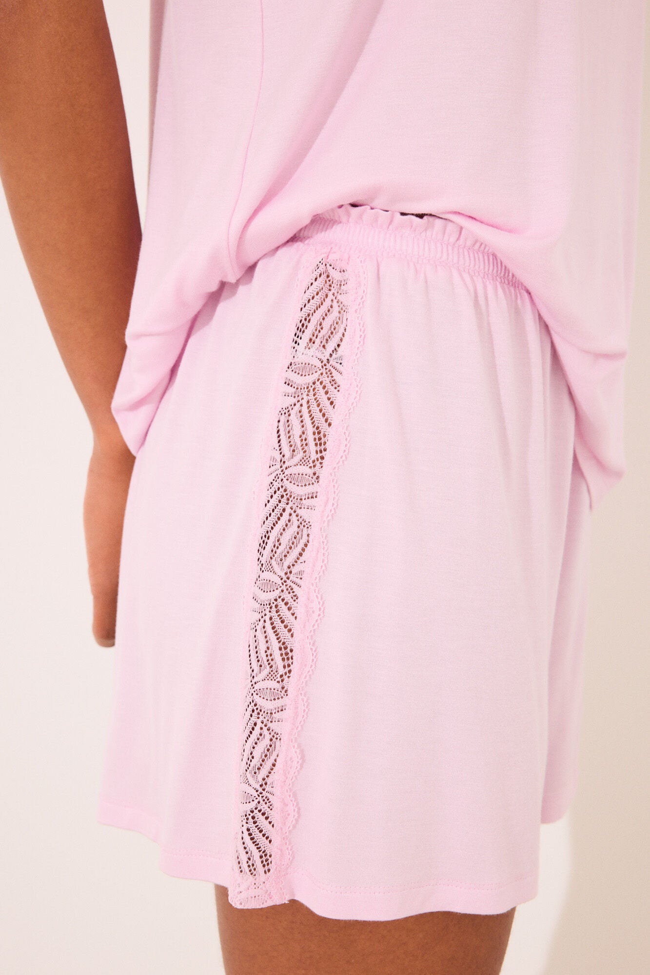 Women Secret_Pink Viscose Short Pyjamas_4759923_71_02
