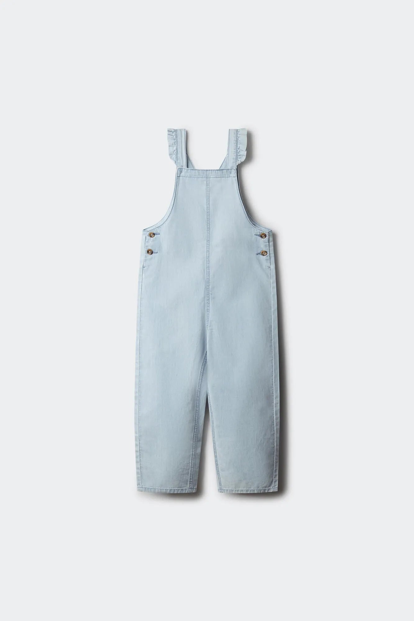 Springfield Blue Girls Denim Lightweight Dungarees SKU: 4763002_16 Image 01