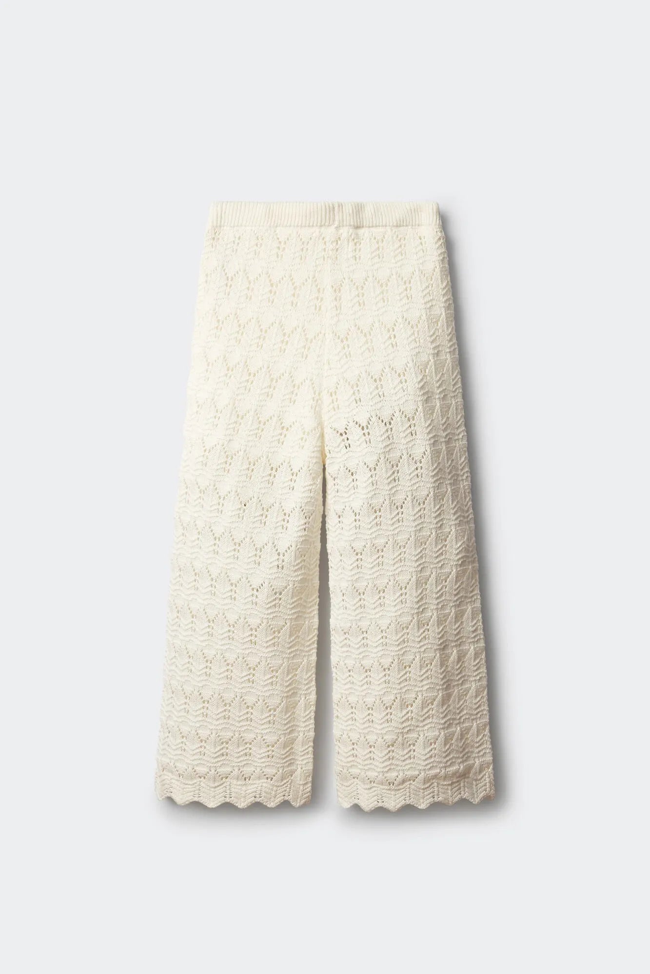 Springfield White Girls Crochet Trousers SKU: 4793001_96 Image 03