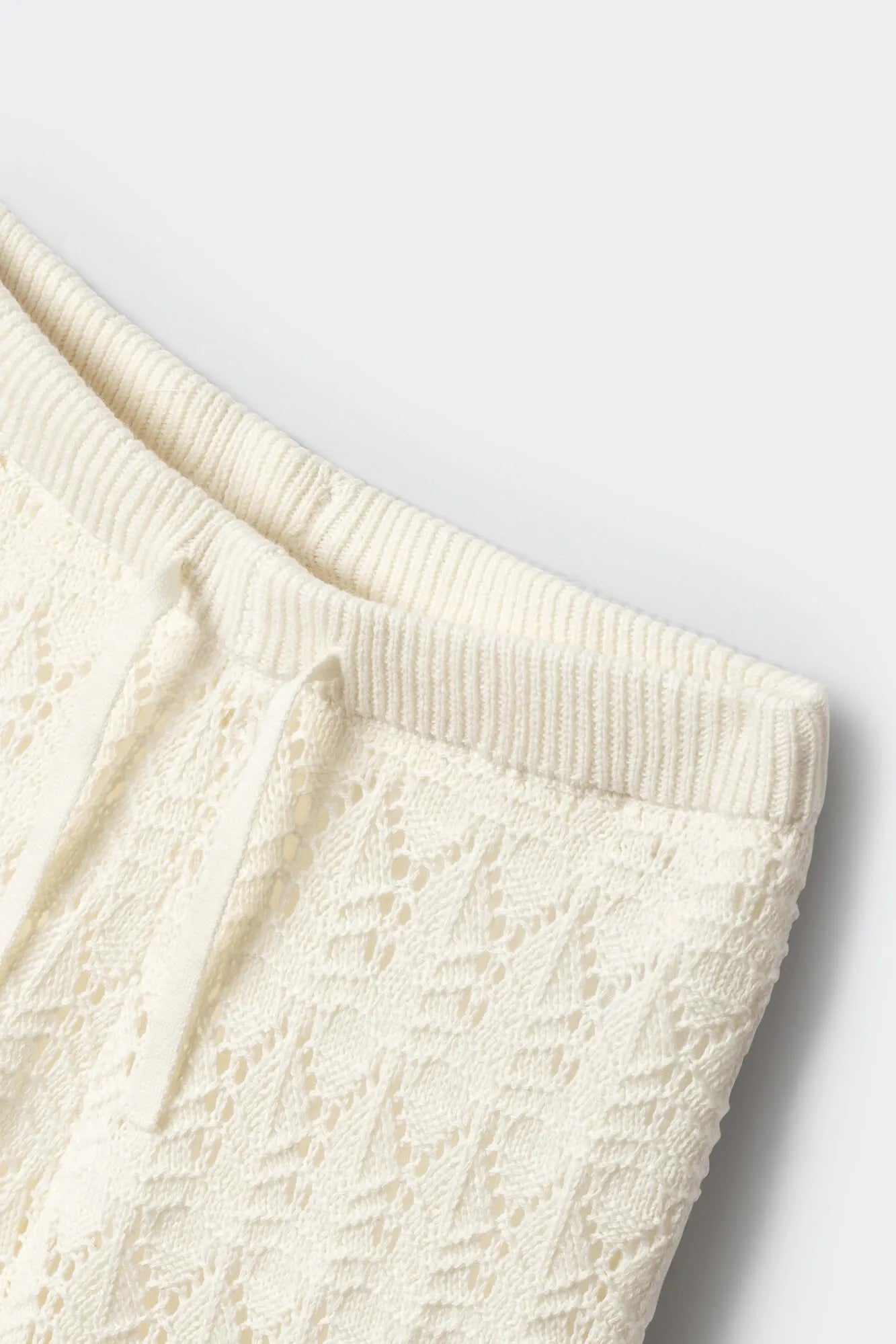 Springfield White Girls Crochet Trousers SKU: 4793001_96 Image 04