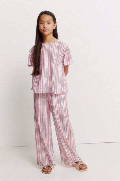Springfield Purple Girls Lurex Set Trousers SKU: 4793003_76 Image 02