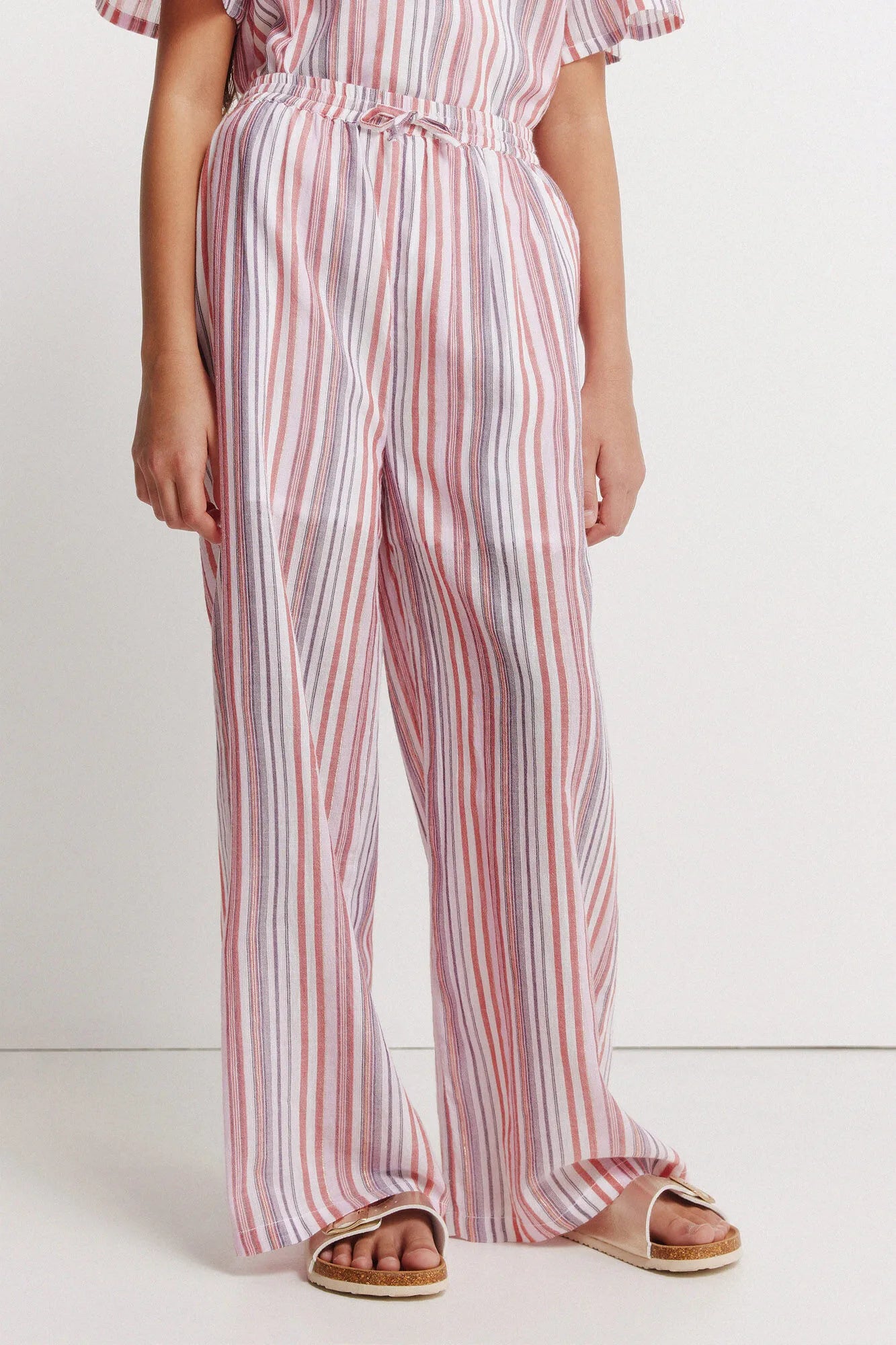 Springfield Purple Girls Lurex Set Trousers SKU: 4793003_76 Image 03