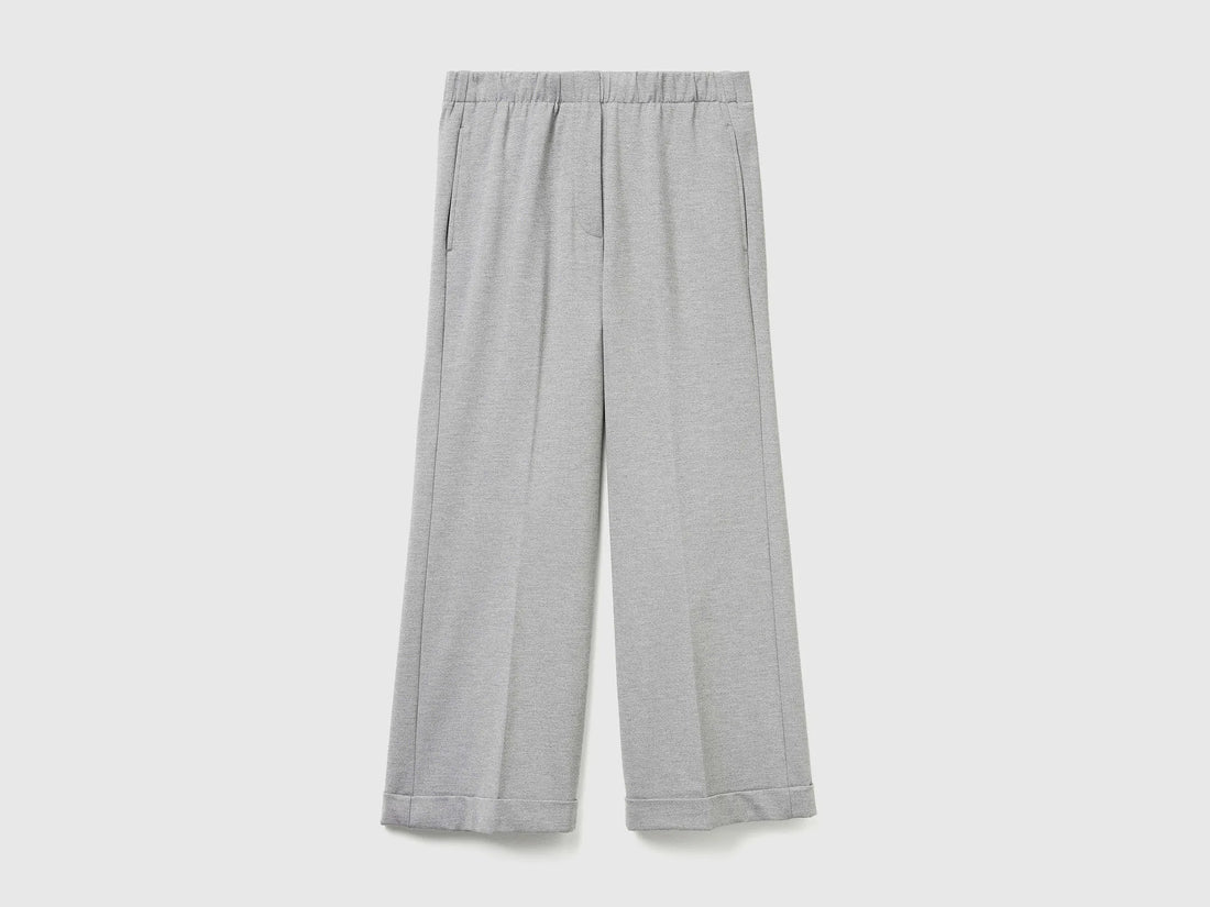 Benetton_Gray_Trousers with Elastic Waist_47CKDF09Y_907_01