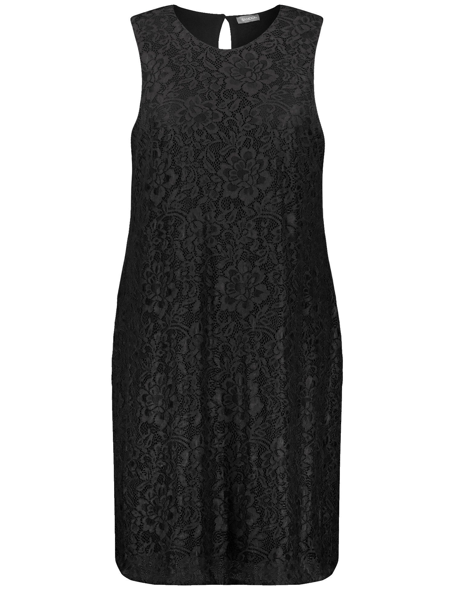 Sleeveless Lace Dress With Stretch For Comfort_480016-21056_1100_07