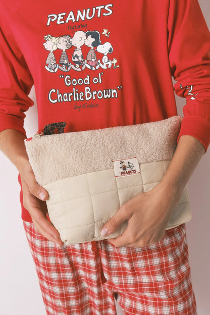 Women Secret_Sand_Large Puffer Snoopy Vanity Case_4842050_38_03