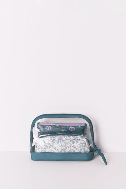 Women Secret_Green Print_Pack of 3 Green Printed Toiletry Bags_4842957_29_01