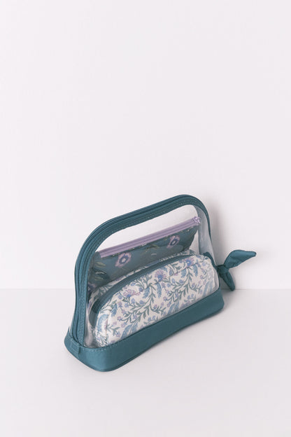 Women Secret_Green Print_Pack of 3 Green Printed Toiletry Bags_4842957_29_03