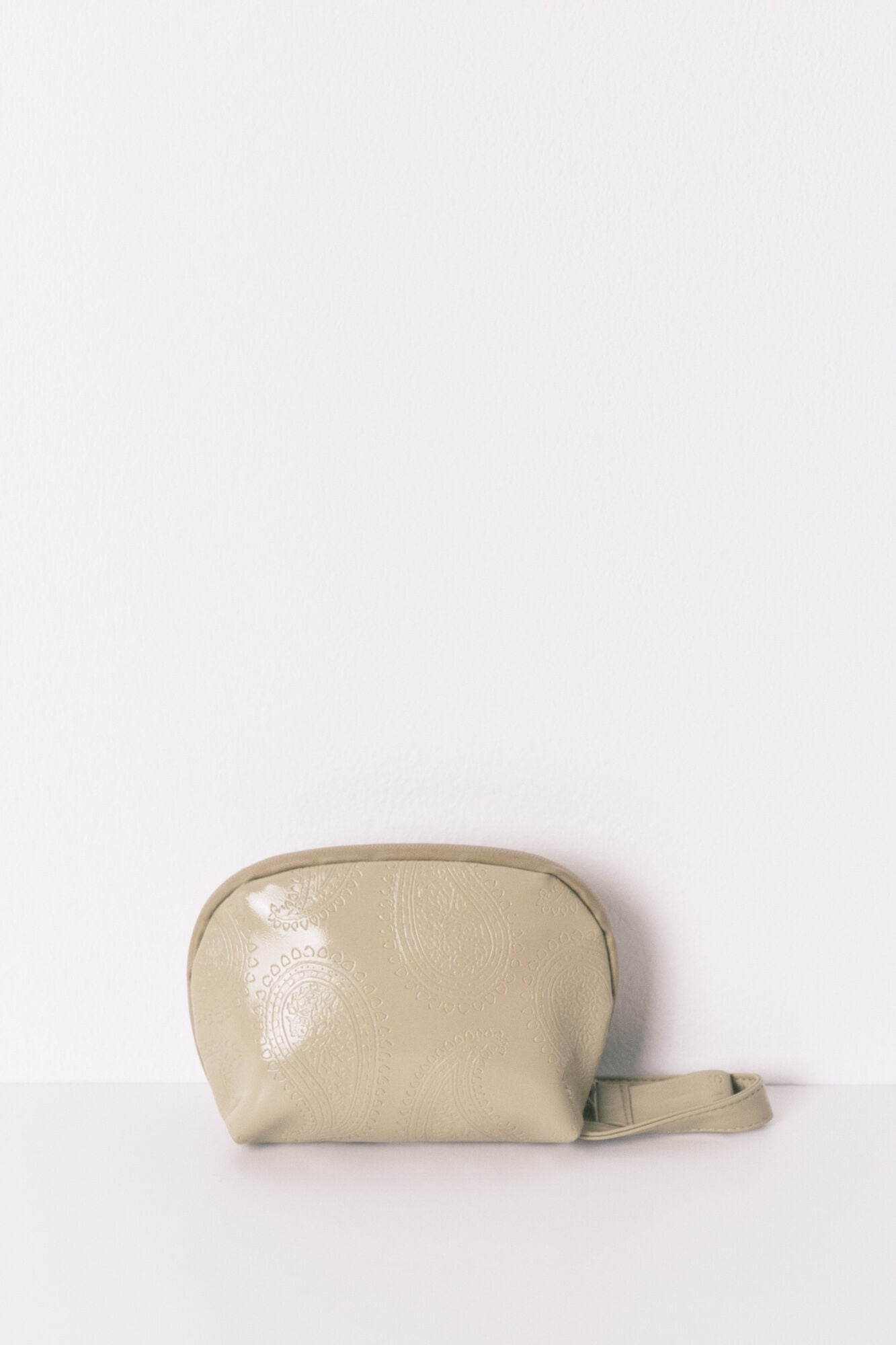 Women Secret_Light Khaki_Small Khaki Vanity Case Leather Toiletry Bag_4842959_93_04