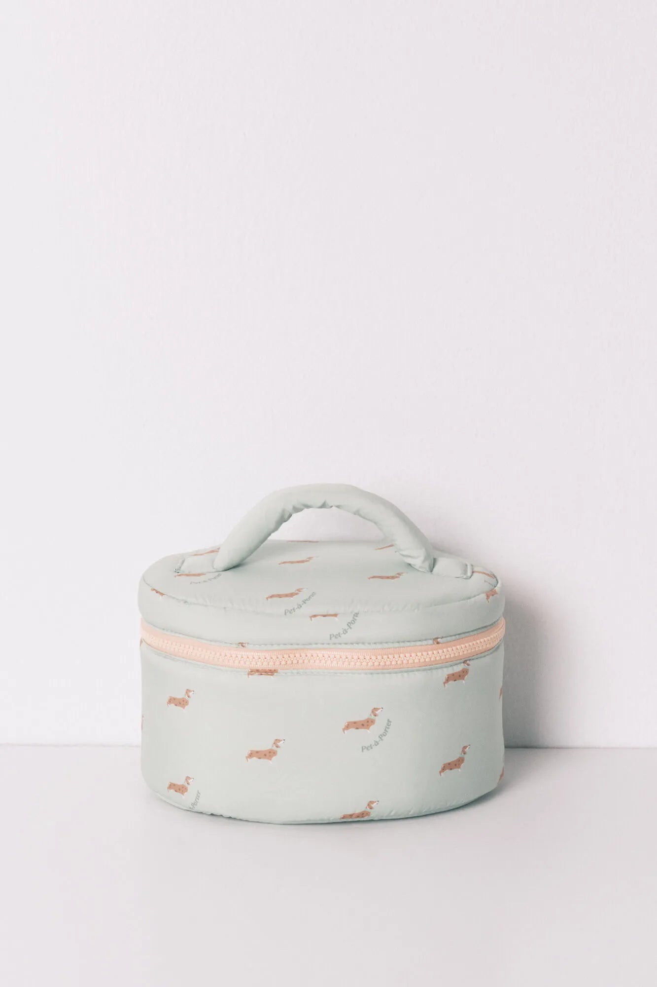 Women Secret_Green_Green Medium Dog Print Vanity Case_4843016_28_04