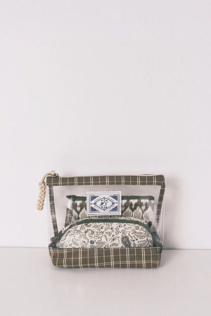 Women Secret_Dark Khaki_Green 3-Pack Printed Vanity Cases_4843018_91_03