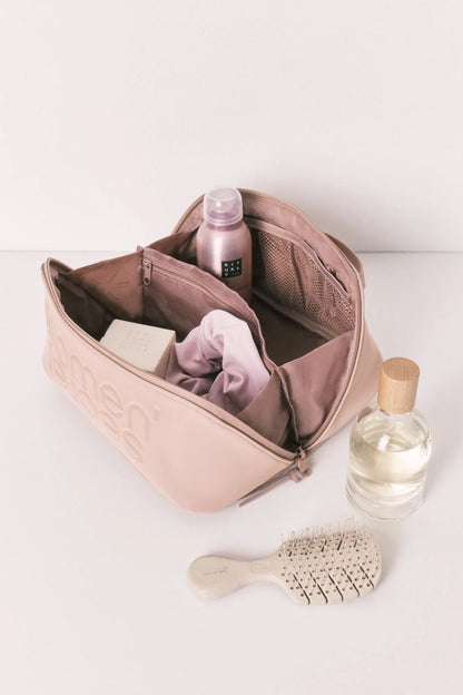 Women Secret_Tan_Brown Rubberized Medium Vanity Case_4843032_34_01