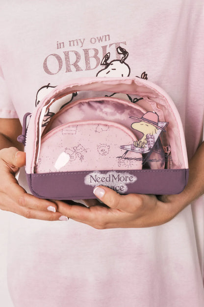 Women Secret Multicoloured Women 3-Pack Vanity Cases Snoopy SKU: 4843048_98 Image 03