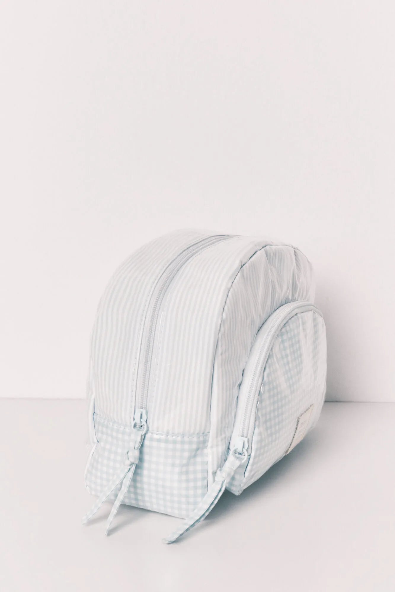 Women Secret Green Women Green Quilted Plaid and Striped Vanity Case SKU: 4843051_28 Image 04