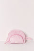Women Secret Pink Women Pink Puffer Checked and Striped Vanity Case SKU: 4843052_70 Image 01