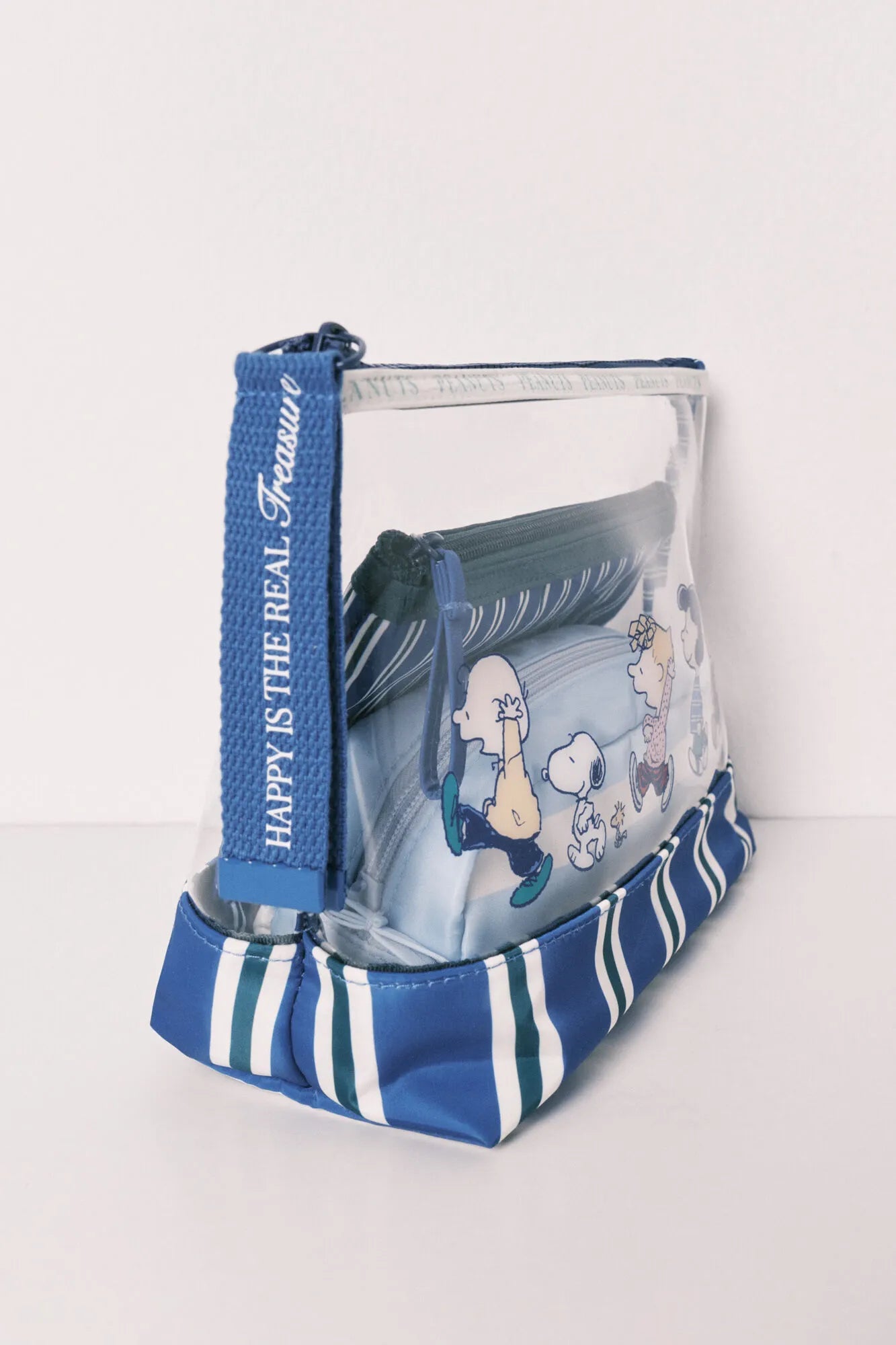 Women Secret Multicoloured Women 3-Pack Striped Vanity Cases Snoopy SKU: 4843053_98 Image 05