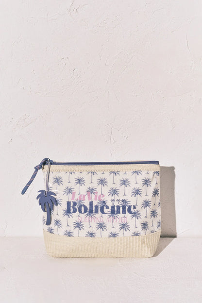 Women Secret Medium Blue Women Palm Tree Raffia Medium Vanity Case SKU: 4843080_15 Image 03