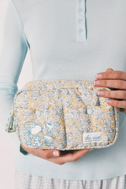 Women Secret Yellow Print Women Snoopy Floral Medium Vanity Case SKU: 4843086_09 Image 03