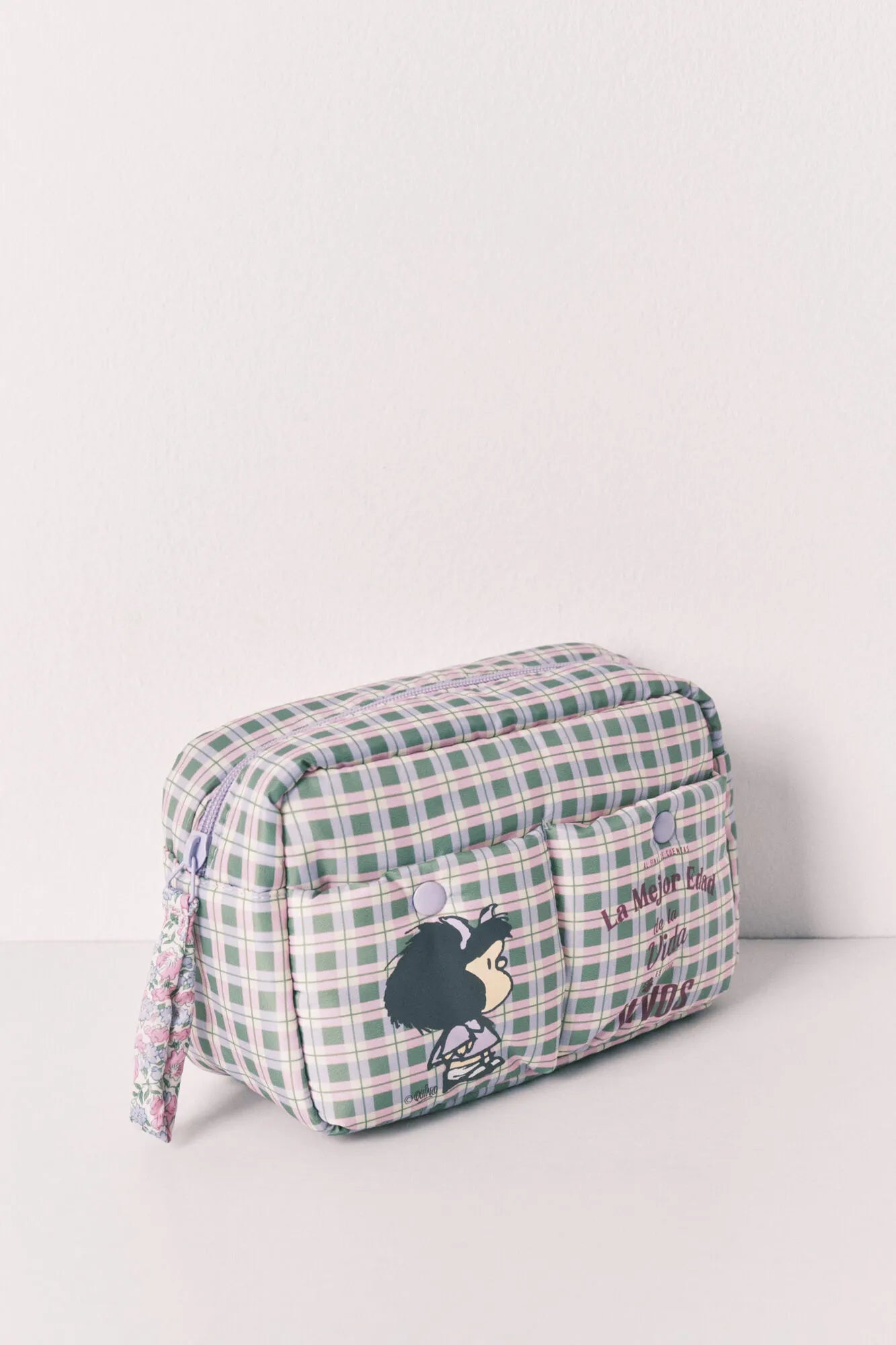 Women Secret Pink Women Mafalda Checked Medium Vanity Case SKU: 4843087_73 Image 06