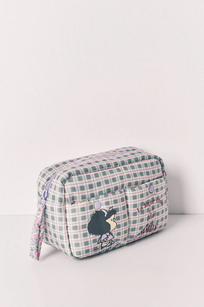 Women Secret Pink Women Mafalda Checked Medium Vanity Case SKU: 4843087_73 Image 06