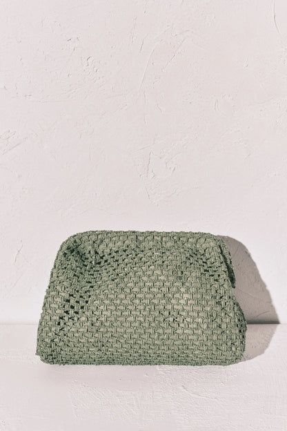 Women Secret Light Khaki Women Large Raffia Floral Vanity Case SKU: 4843089_94 Image 05