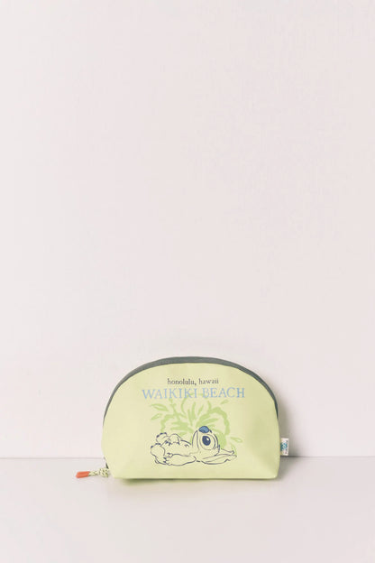 Women Secret Green Women Stitch Rubberised Medium Vanity Case SKU: 4843094_25 Image 02