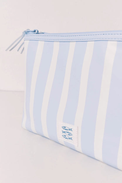 Women Secret Medium Blue Women Blue Striped Medium Vanity Case SKU: 4843105_12 Image 01