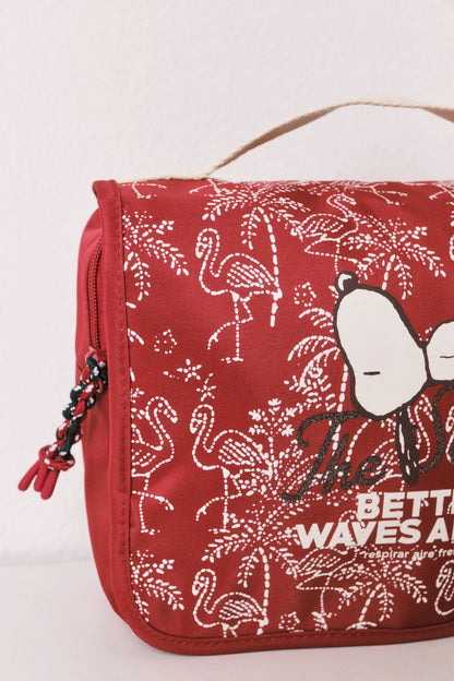 Women Secret Wine Women Snoopy Large Hanging Vanity Case SKU: 4844701_68 Image 04