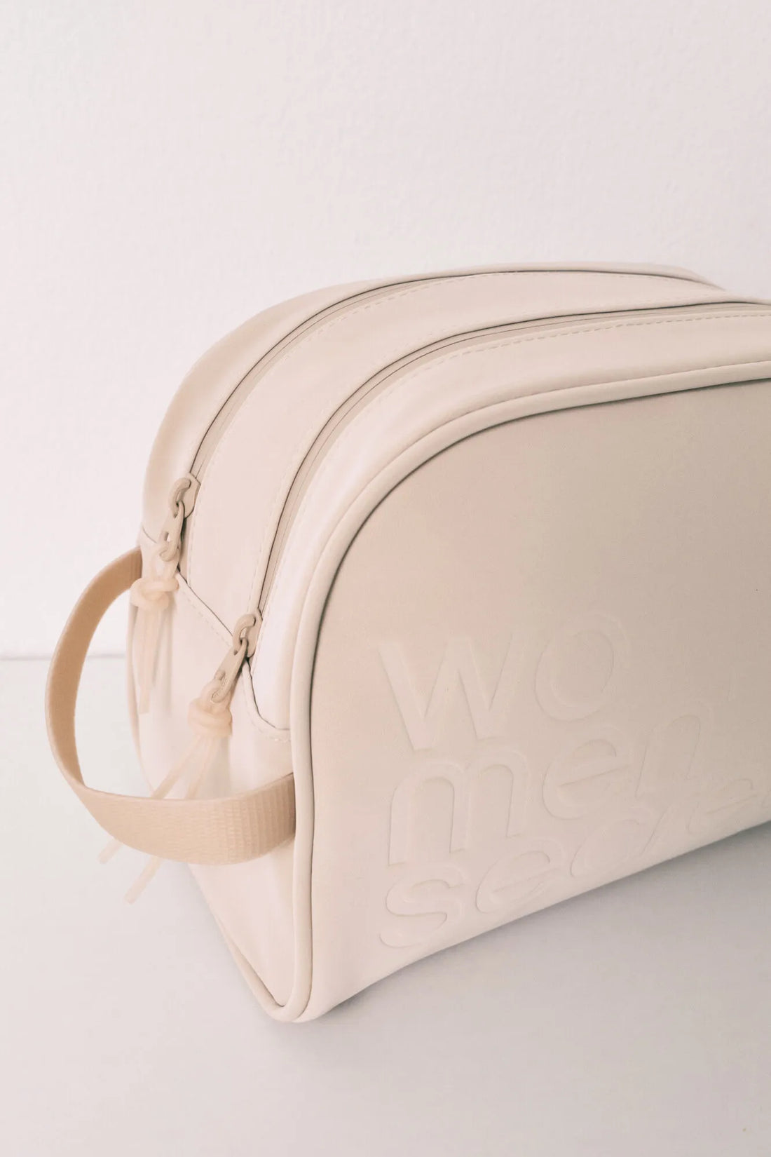 Women Secret Sand Women Beige Double Zip Large Vanity Case SKU: 4844703_38 Image 02