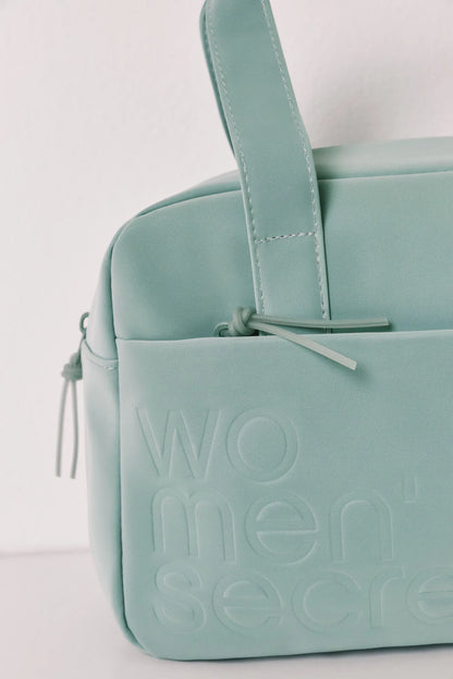 Women Secret Green Women Blue Large Vanity Case with Handles SKU: 4844704_23 Image 04
