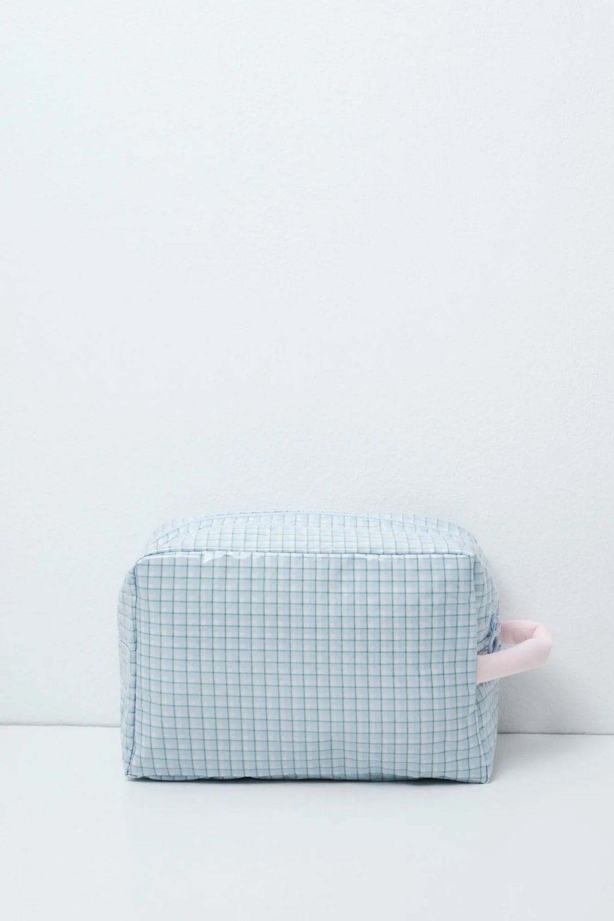 Women Secret Multicoloured Women Blue Plaid Large Vanity Case SKU: 4844725_98 Image 05