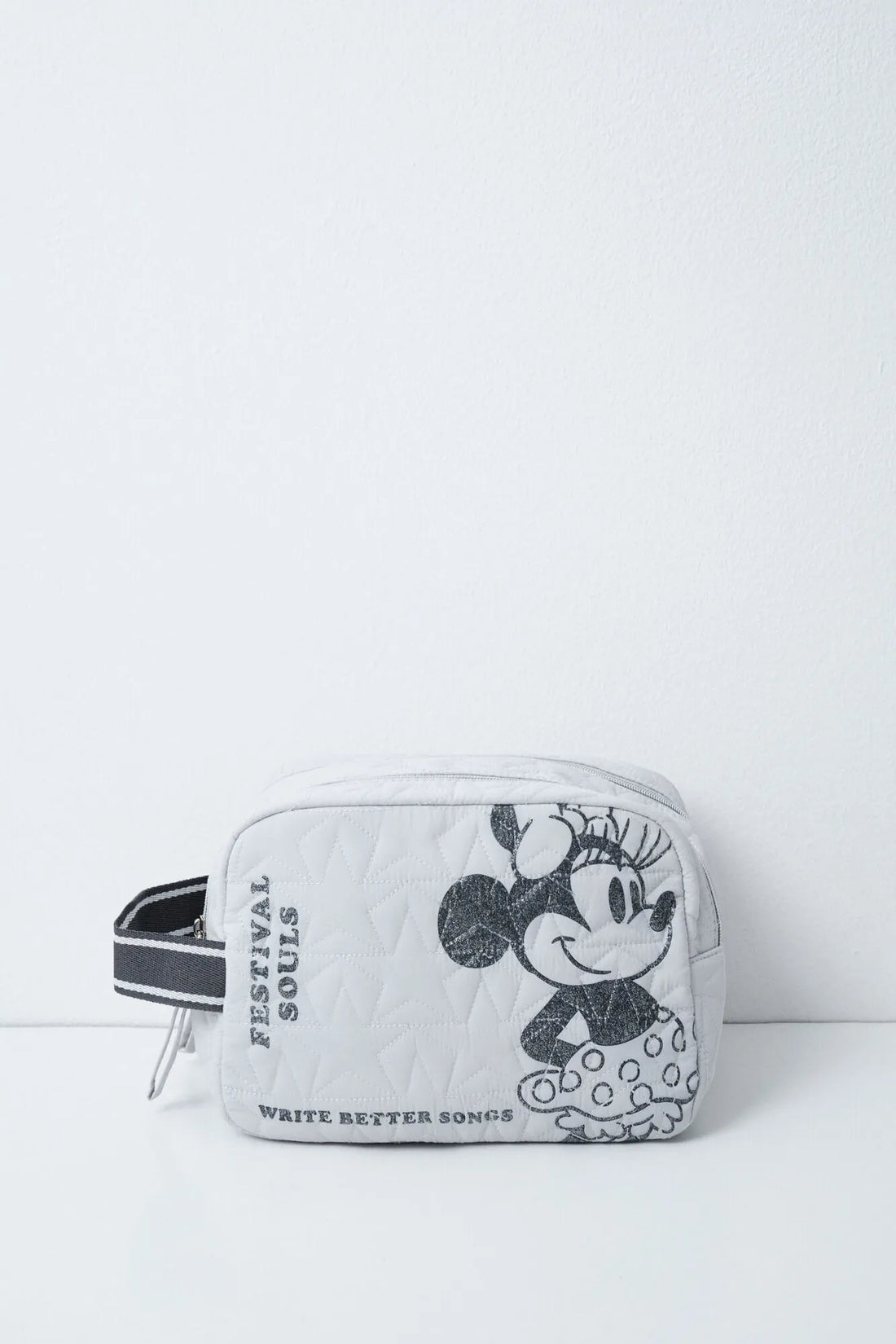 Women Secret Light Grey Women Minnie Mouse Large Puffer Vanity Case SKU: 4844730_47 Image 01