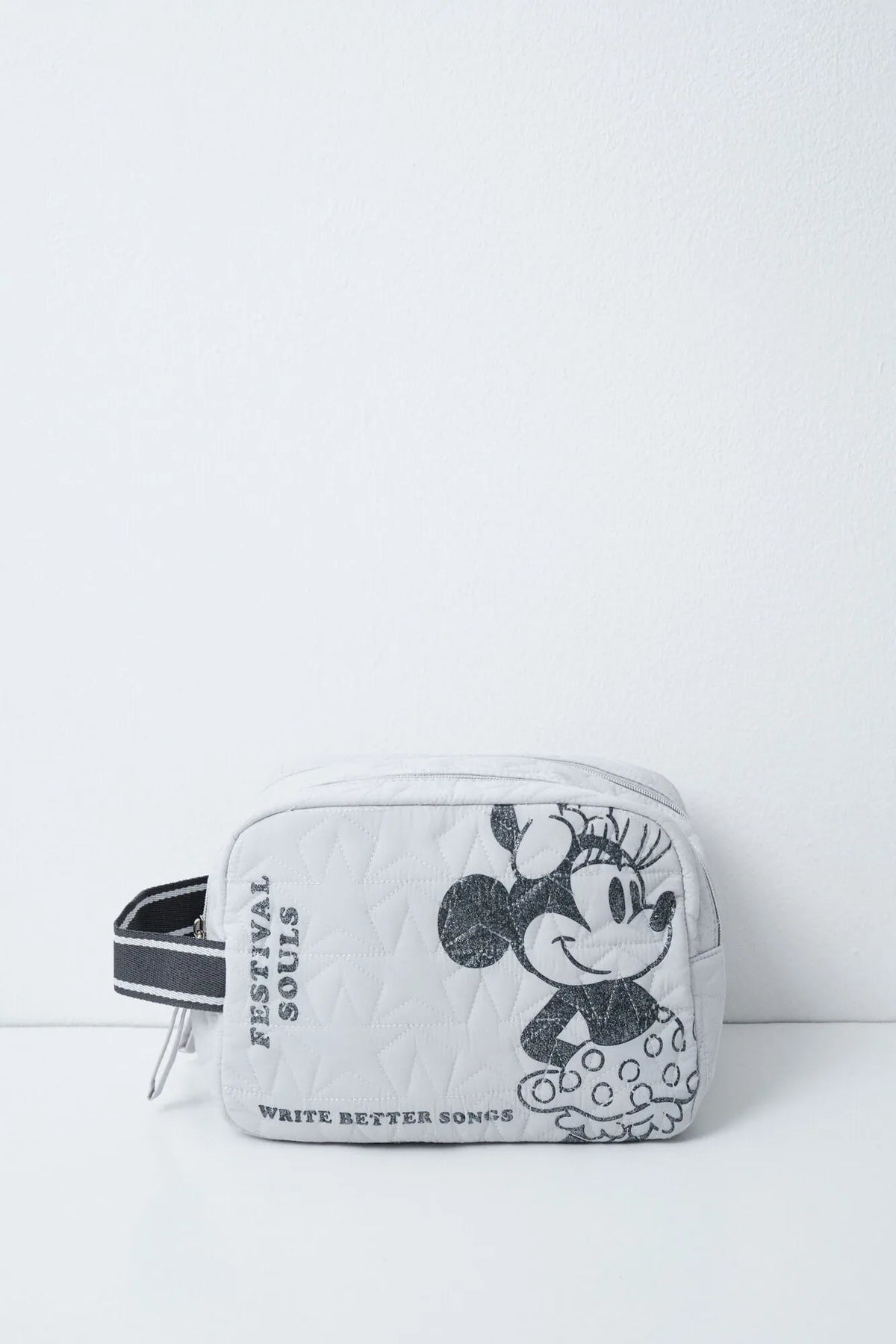 Women Secret Light Grey Women Minnie Mouse Large Puffer Vanity Case SKU: 4844730_47 Image 01
