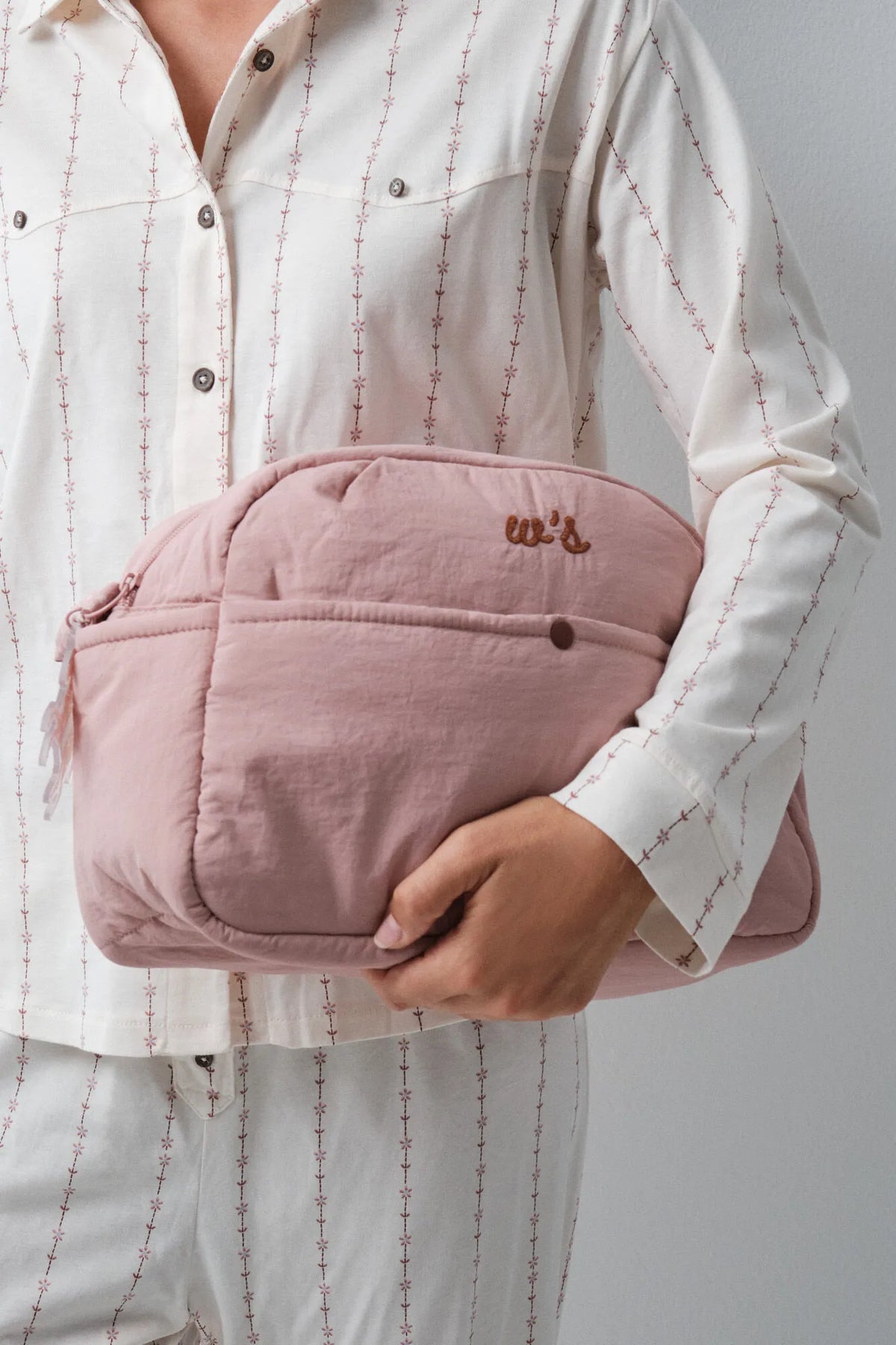 Women Secret Pink Women Pink Puffer Large Vanity Case SKU: 4844742_70 Image 03