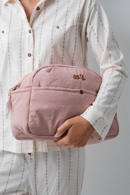 Women Secret Pink Women Pink Puffer Large Vanity Case SKU: 4844742_70 Image 03