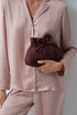 Women Secret Maroon Women Puffer Clutch Vanity Case SKU: 4844745_69 Image 01
