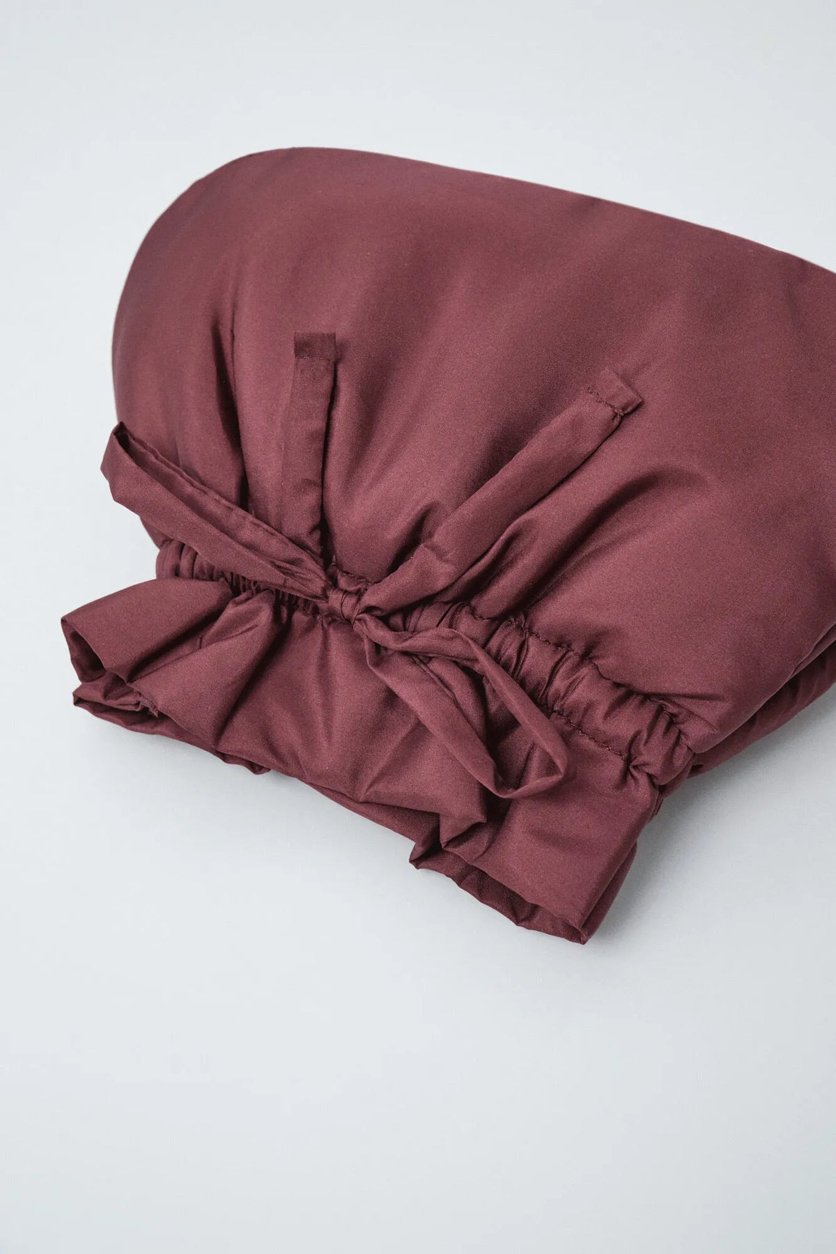 Women Secret Maroon Women Puffer Clutch Vanity Case SKU: 4844745_69 Image 04