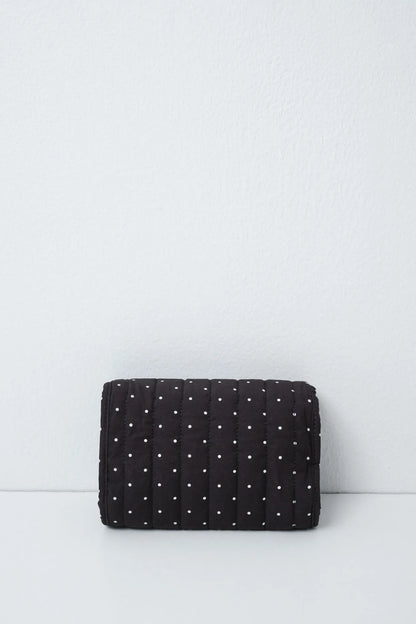 Women Secret Black Women Black Polka-Dots Vanity Case Wallet Pack SKU: 4844750_01 Image 03